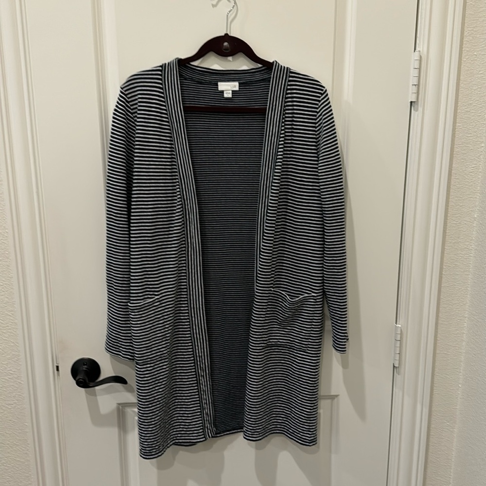 J.Jill cardigan striped small